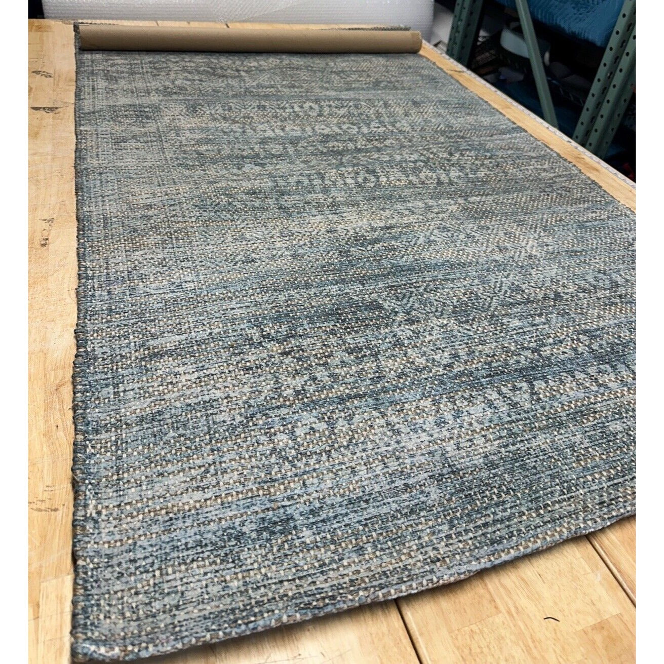 West Elm Azura Performance Jute Rug (3’x5’)-Indigo