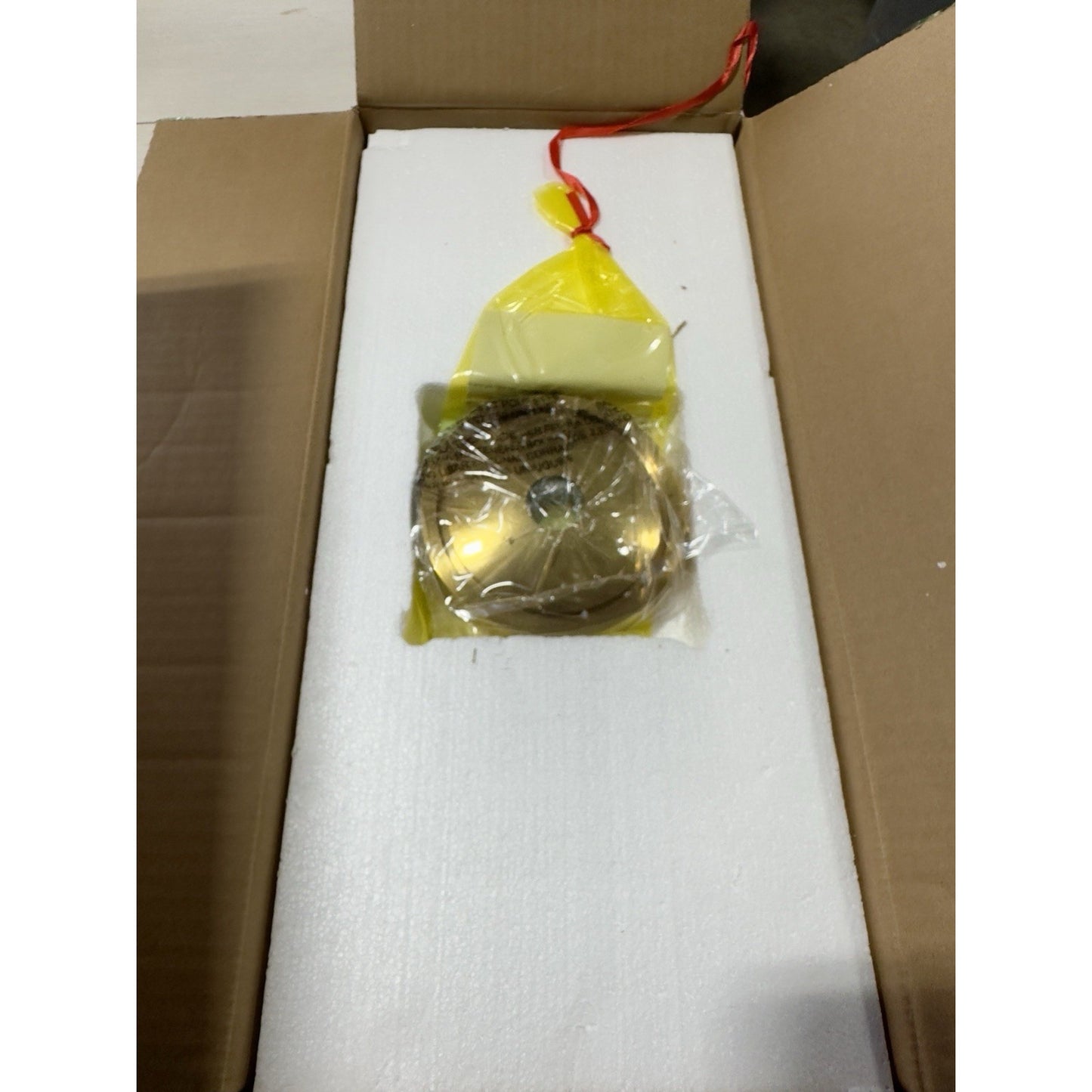 Goodman Pendant (Small)-White/Brass Gold