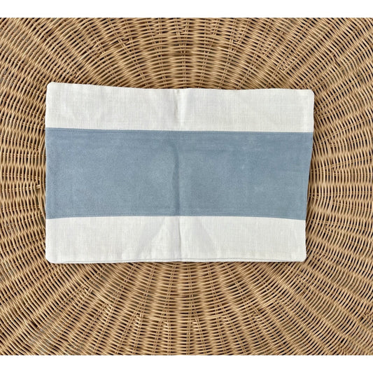 North Lake Pillow Cover (12”x18”)-Coastal Blue - The Home Decor Outlet