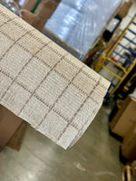 Jute Windowpane Wallcovering-Metallic Sheen Natural