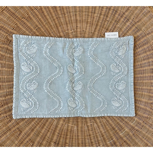 Fairhope Pillow Cover (14”x22”)-Coastal Blue - The Home Decor Outlet