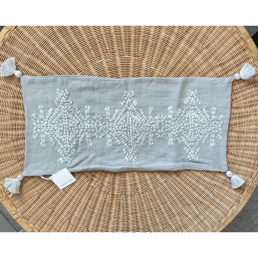 Hillview Pillow Cover (14”x30”)-Fog Grey - The Home Decor Outlet