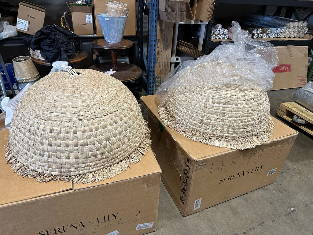 Palma Raffia Pendant-Natural