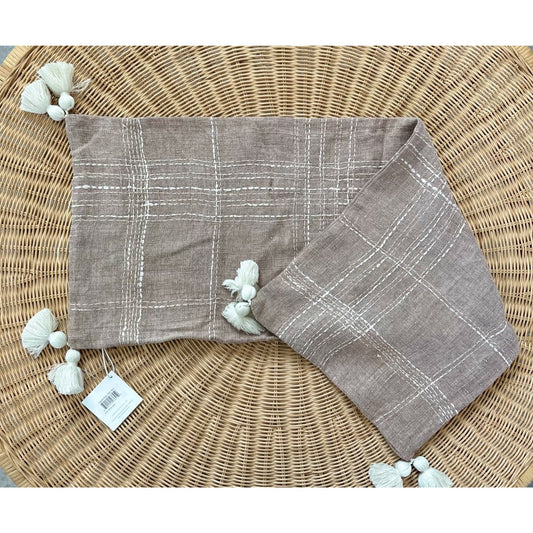 Asheville Pillow Cover (14”x40”)-Mink Brown - The Home Decor Outlet