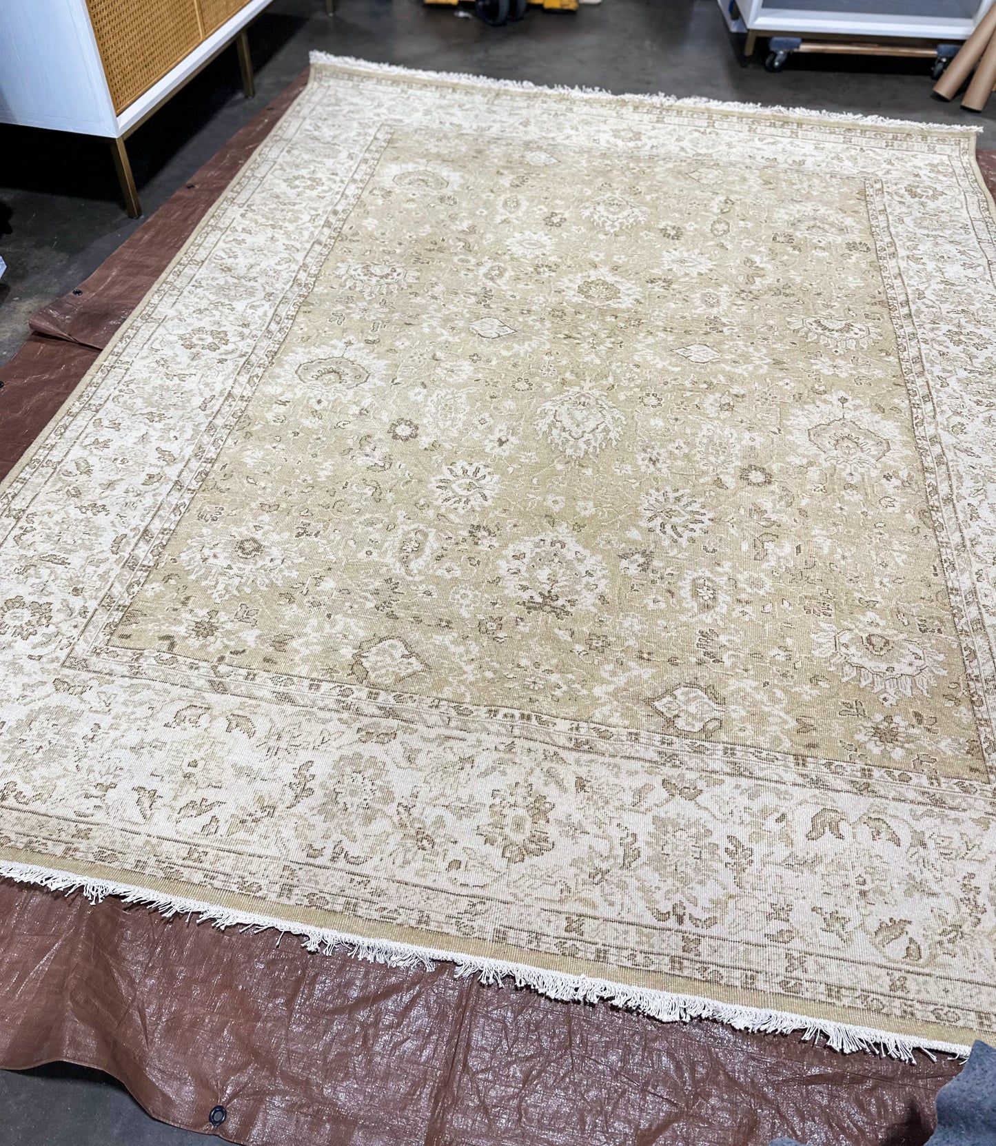 NWOT Berkshire Hand-Knotted Rug (8’x10’)-Sand - The Home Decor Outlet