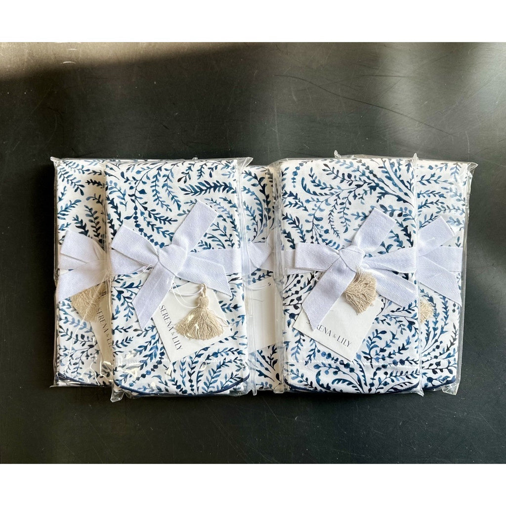 Priano Sateen King Pillow Sham-Navy Blue