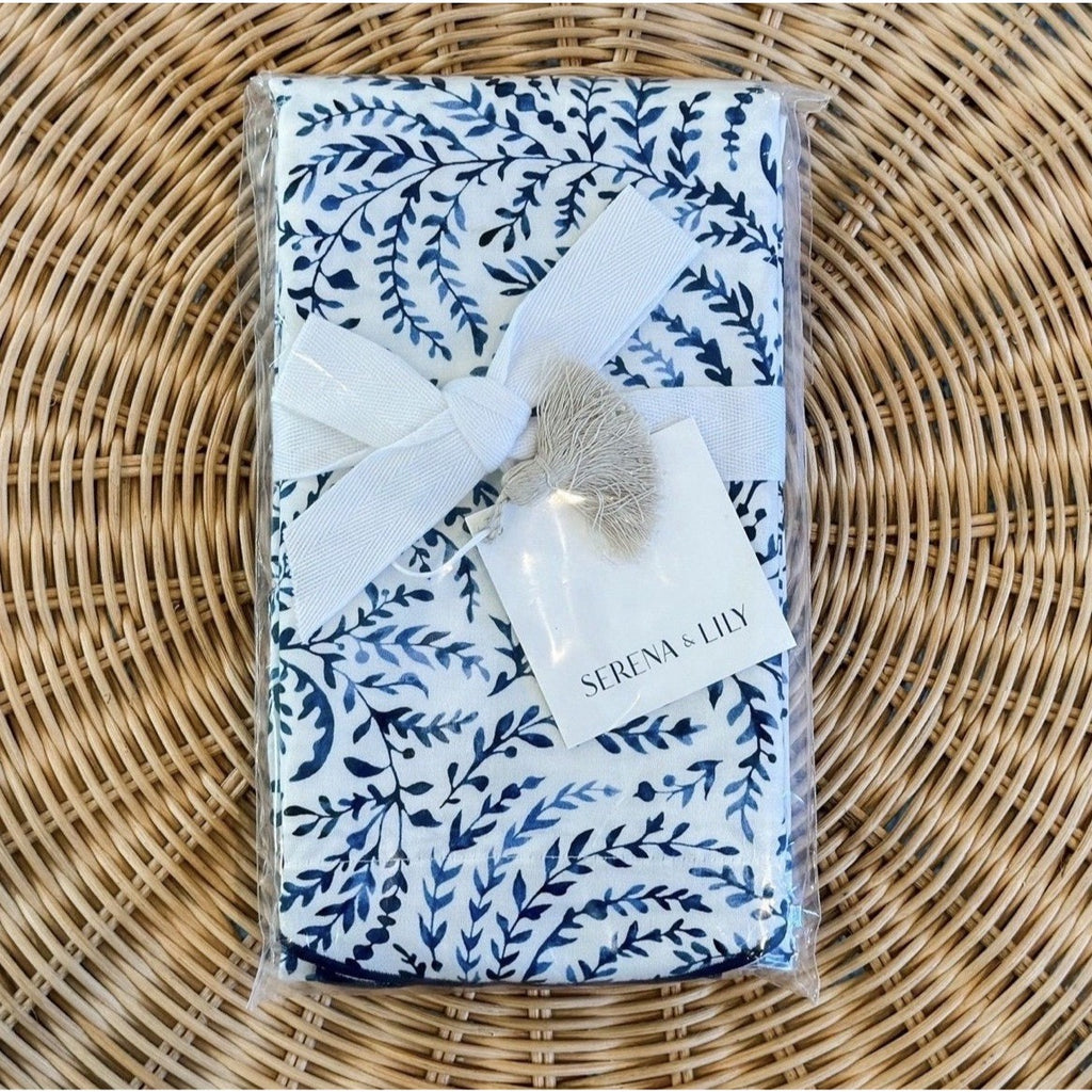 Priano Sateen King Pillow Sham-Navy Blue