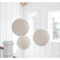 Pacifica Outdoor Pendant (26” DIAM)-Driftwood White