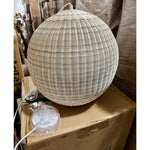 Pacifica Outdoor Pendant (26” DIAM)-Driftwood White