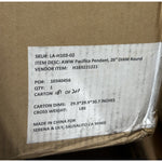 Pacifica Outdoor Pendant (26” DIAM)-Driftwood White