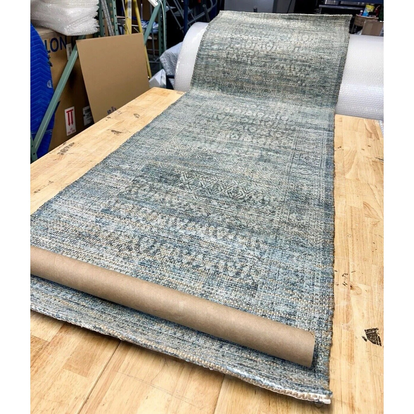 West Elm Azura Performance Jute Rug (2.5’x7’)-Indigo