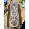 Del Sur Coco Bead Sconce (NO SHADE)-Beige - The Home Decor Outlet