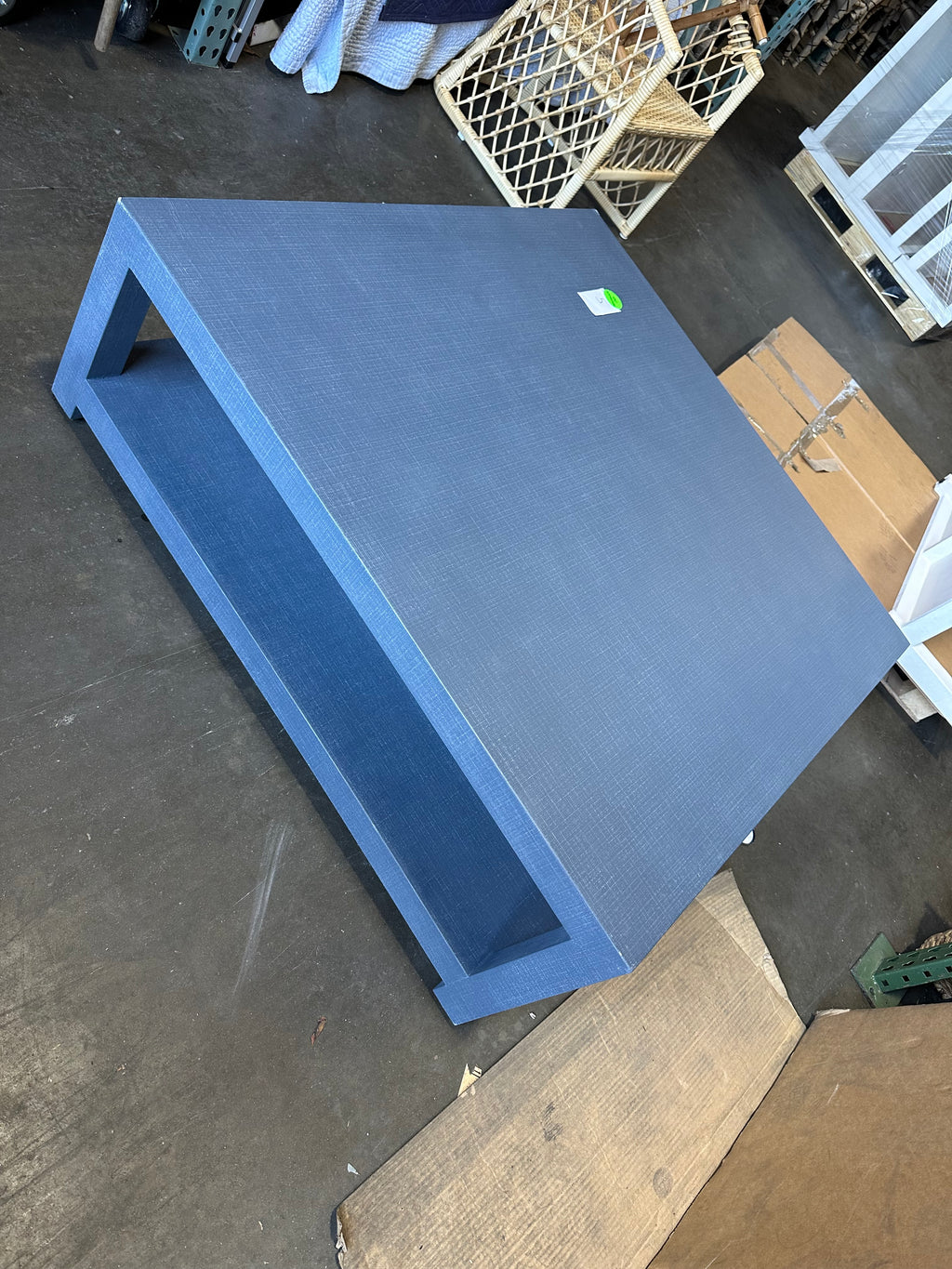 Driftway Square Coffee Table-Indigo Blue
