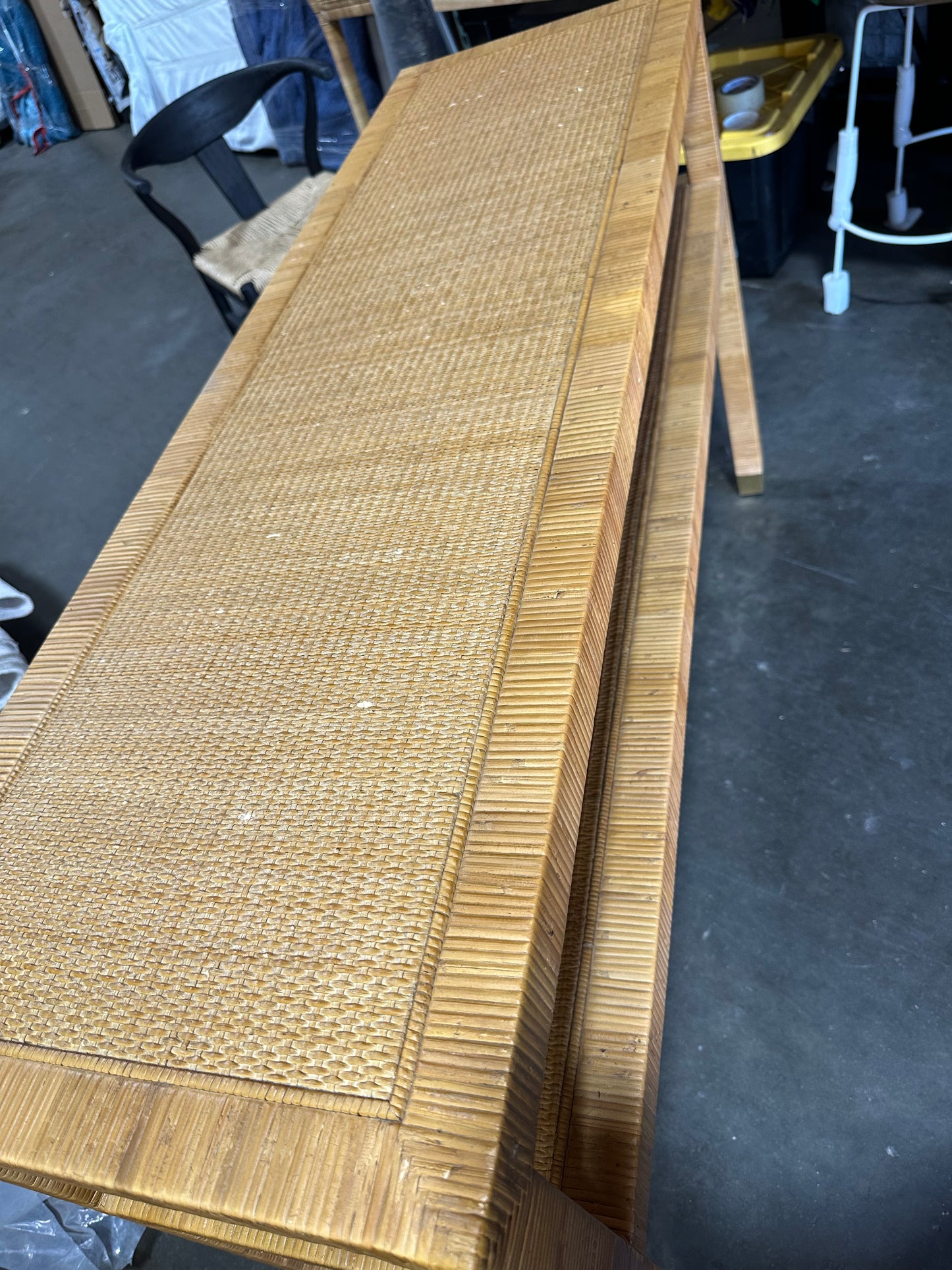 Balboa Rattan Console-Natural Brown