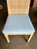 Balboa Rattan Dining/Counter CUSHION-Suede Coastal Blue