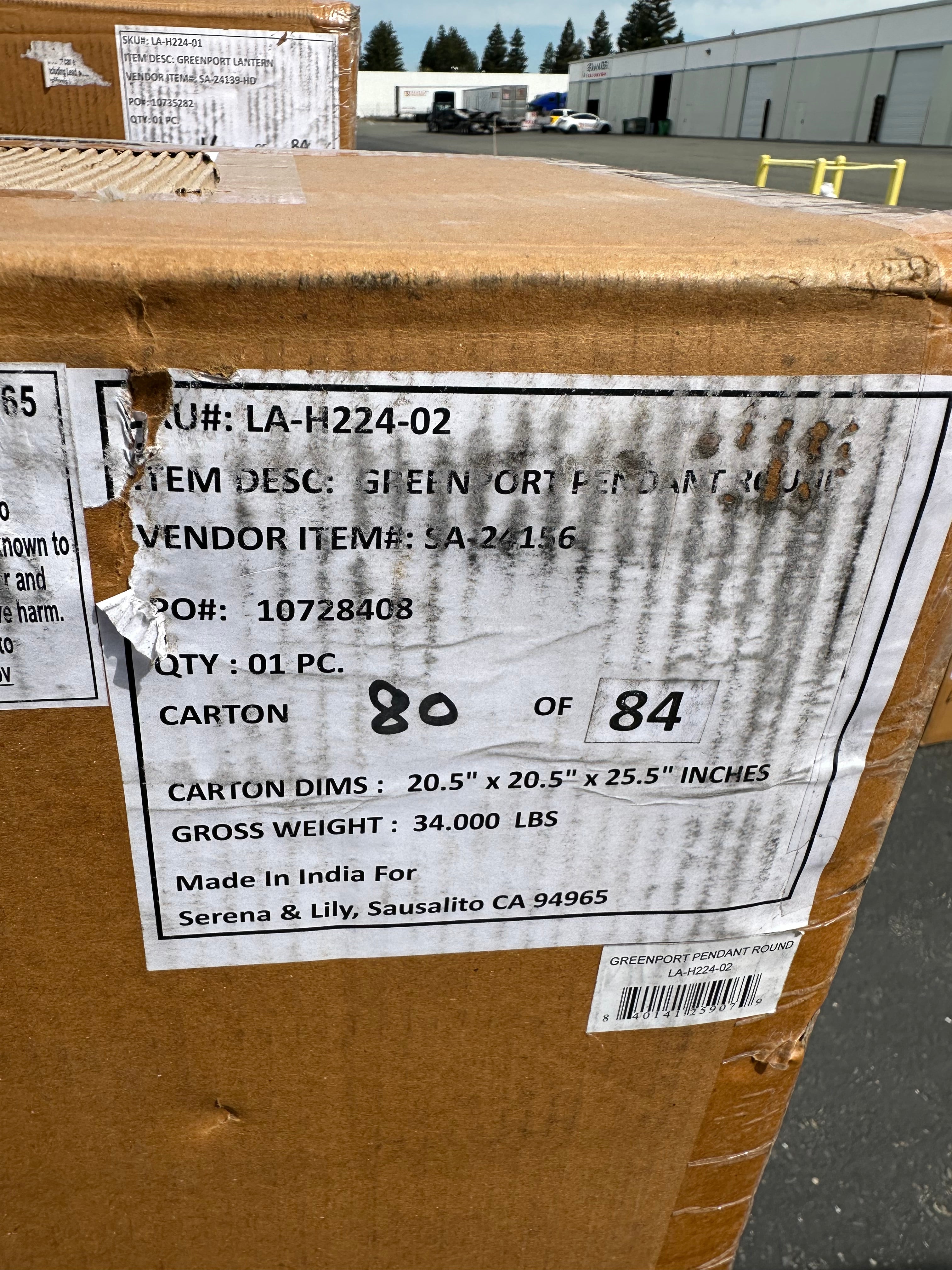 Greenport Round Pendant - The Home Decor Outlet