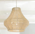 Obispo Coco Shell Chandelier-Beige/White