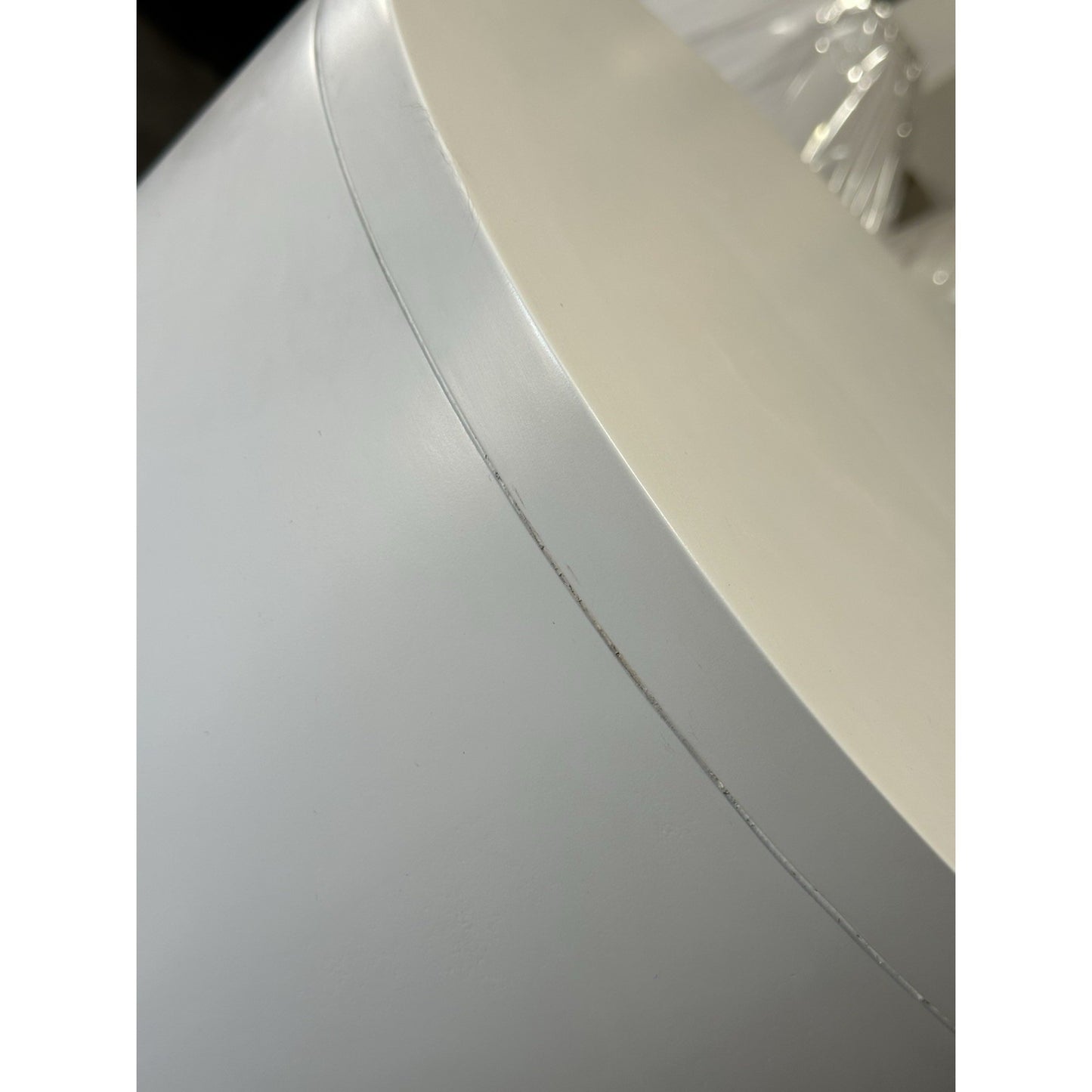 Pinecrest Nightstand (18” DIAM)-White