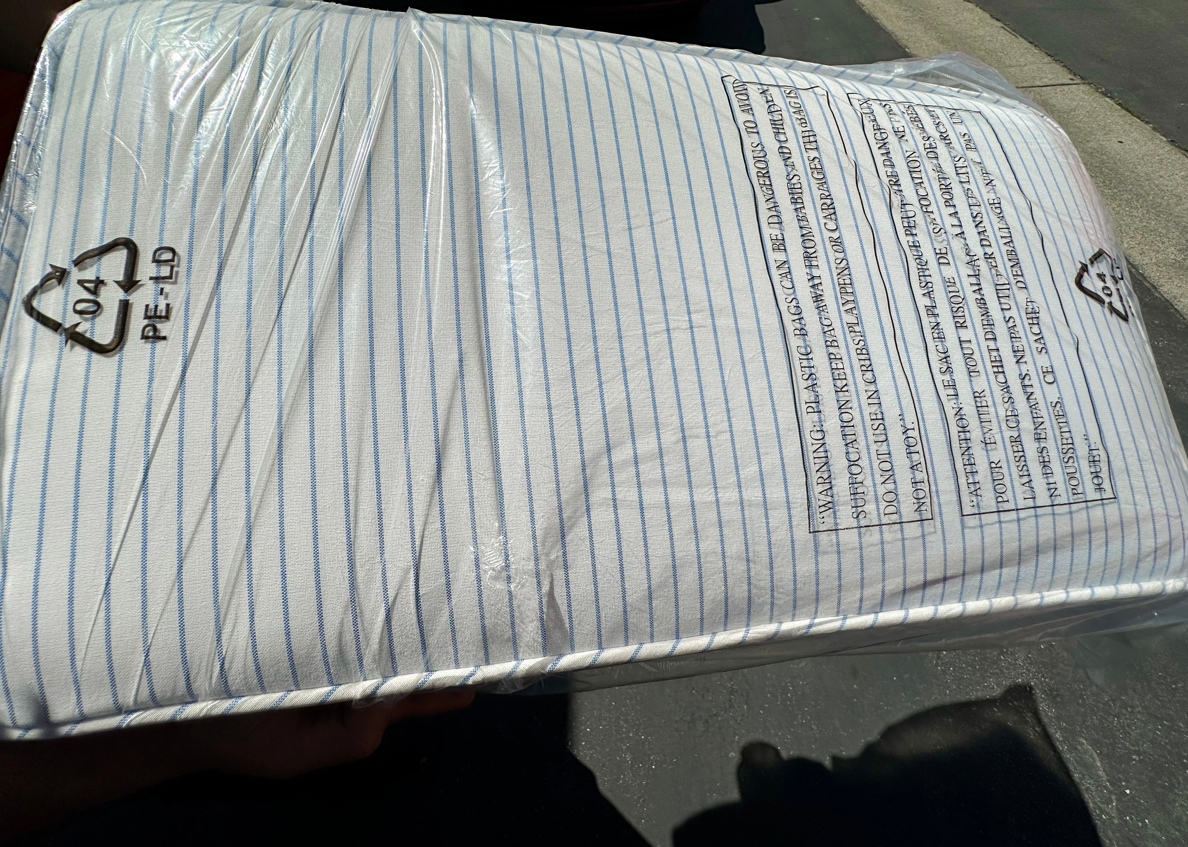 Pacifica Sofa (7’~ Perennials Pinstripe Coastal Blue Cushions)-Driftwood - The Home Decor Outlet