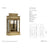 Visual Comfort Linear Lantern Short CHO 2908AB-Antique-Burnished Brass Gold