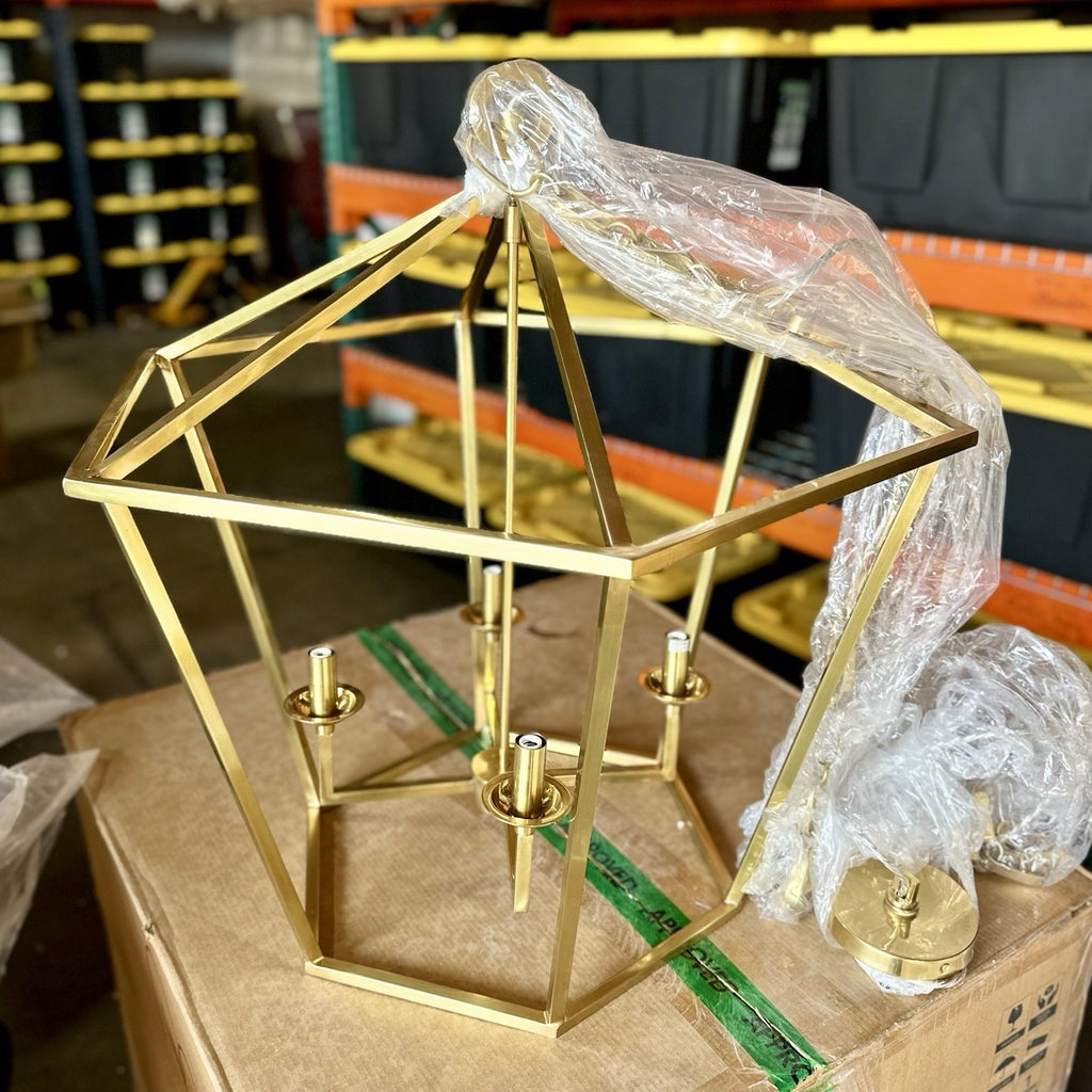 Ellsworth Chandelier-Brass Gold