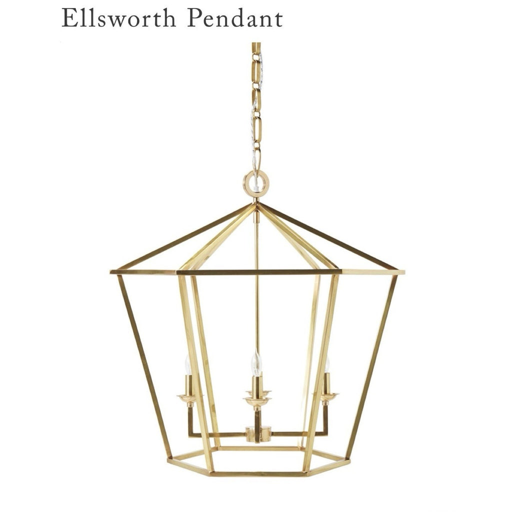 Ellsworth Chandelier-Brass Gold