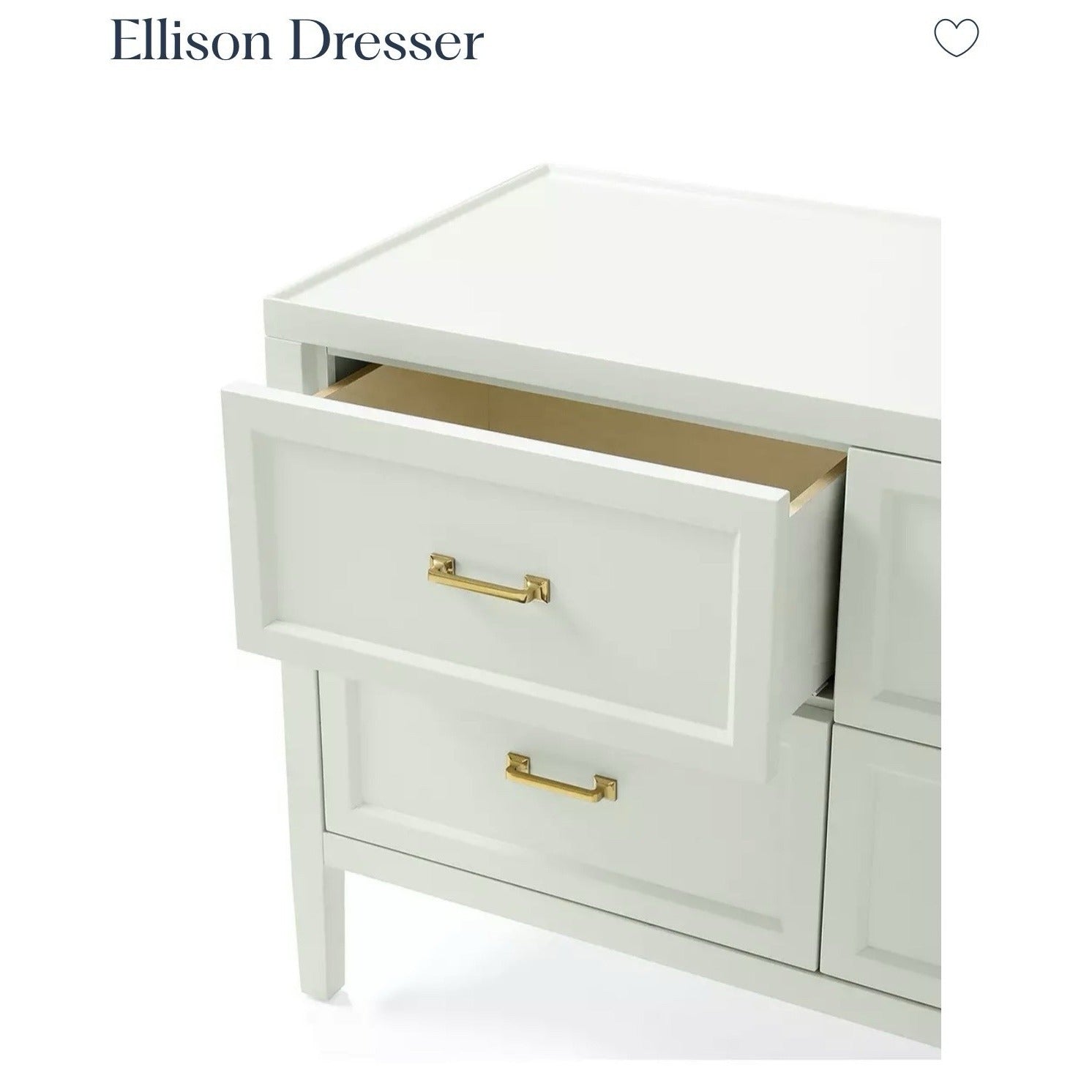 Ellison Wide 8-Drawer Dresser (Photo Sample)-Seaglass Green
