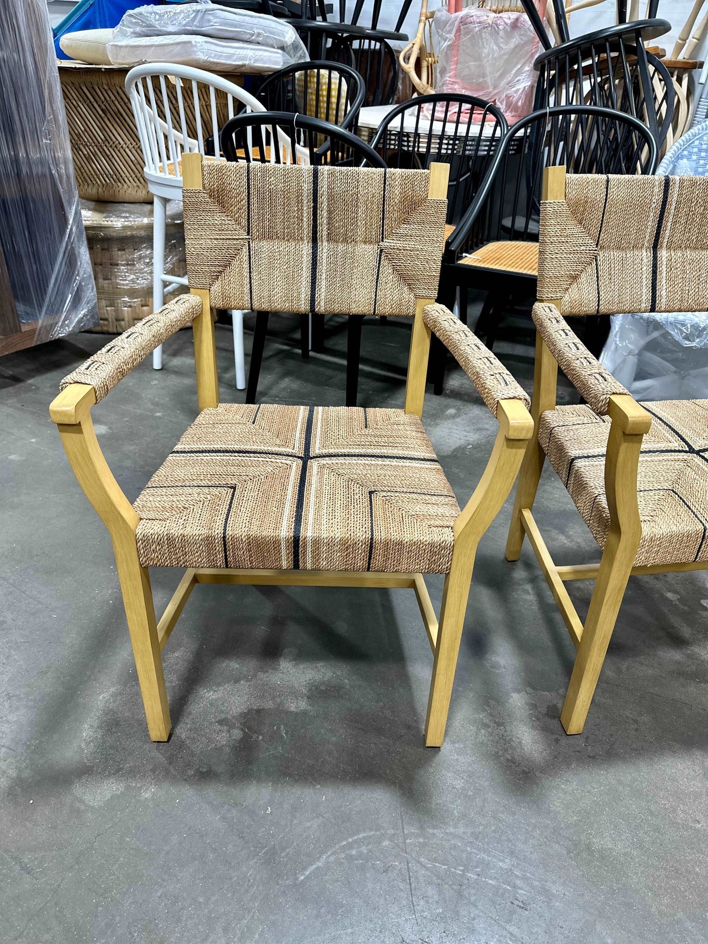 Carson Dining/Armchair-Natural - The Home Decor Outlet