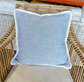 Ridgewater Perennials Outdoor Pillow Cover (22” SQ)-Blue