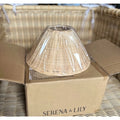 Brookings Petite Table Lamp Shade-Rattan/Wicker-Natural Brown