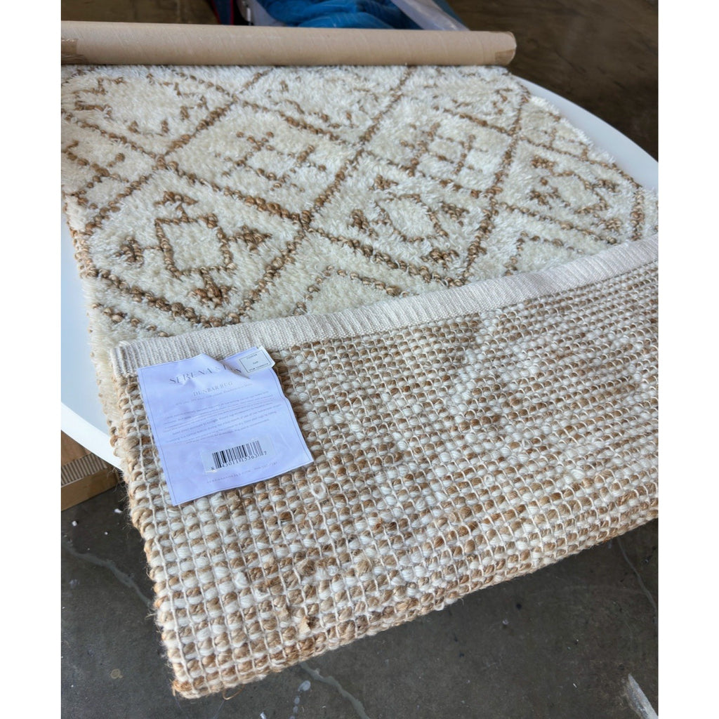 Dunbar Rug (3’x5’)-Beige/Natural Jute Brown