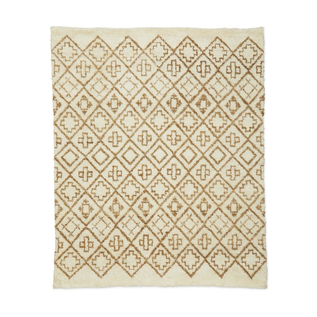 Dunbar Rug (3’x5’)-Beige/Natural Jute Brown