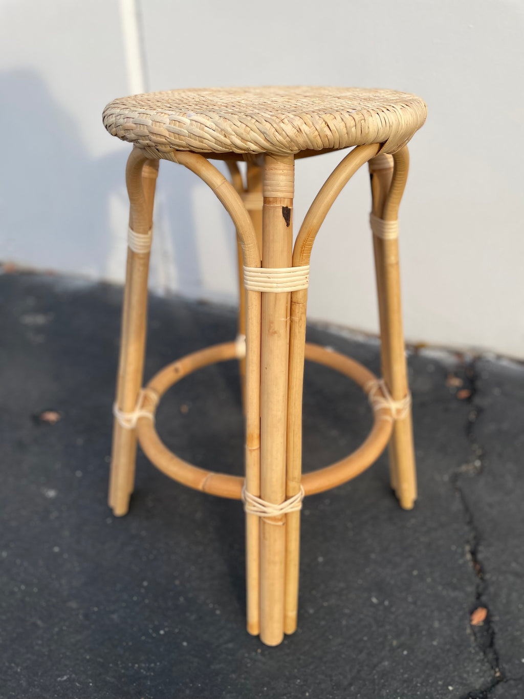 Bistro Backless Counter Stool - Raw Natural - The Home Decor Outlet