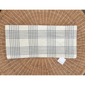 Blakely Plaid Alpaca Pillow Cover (14”x30”)-Ivory Beige/Grey