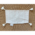 Surf Stripe Outdoor Pillow Cover (12”x21”)-Seashell Pink Red