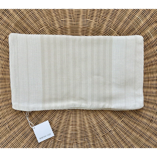 Zuma Outdoor Pillow Cover (12"x21")-Beach Beige