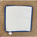 Sunbrella Seacliff Gusset Pillow Cover (24” SQ)- Blue - The Home Decor Outlet