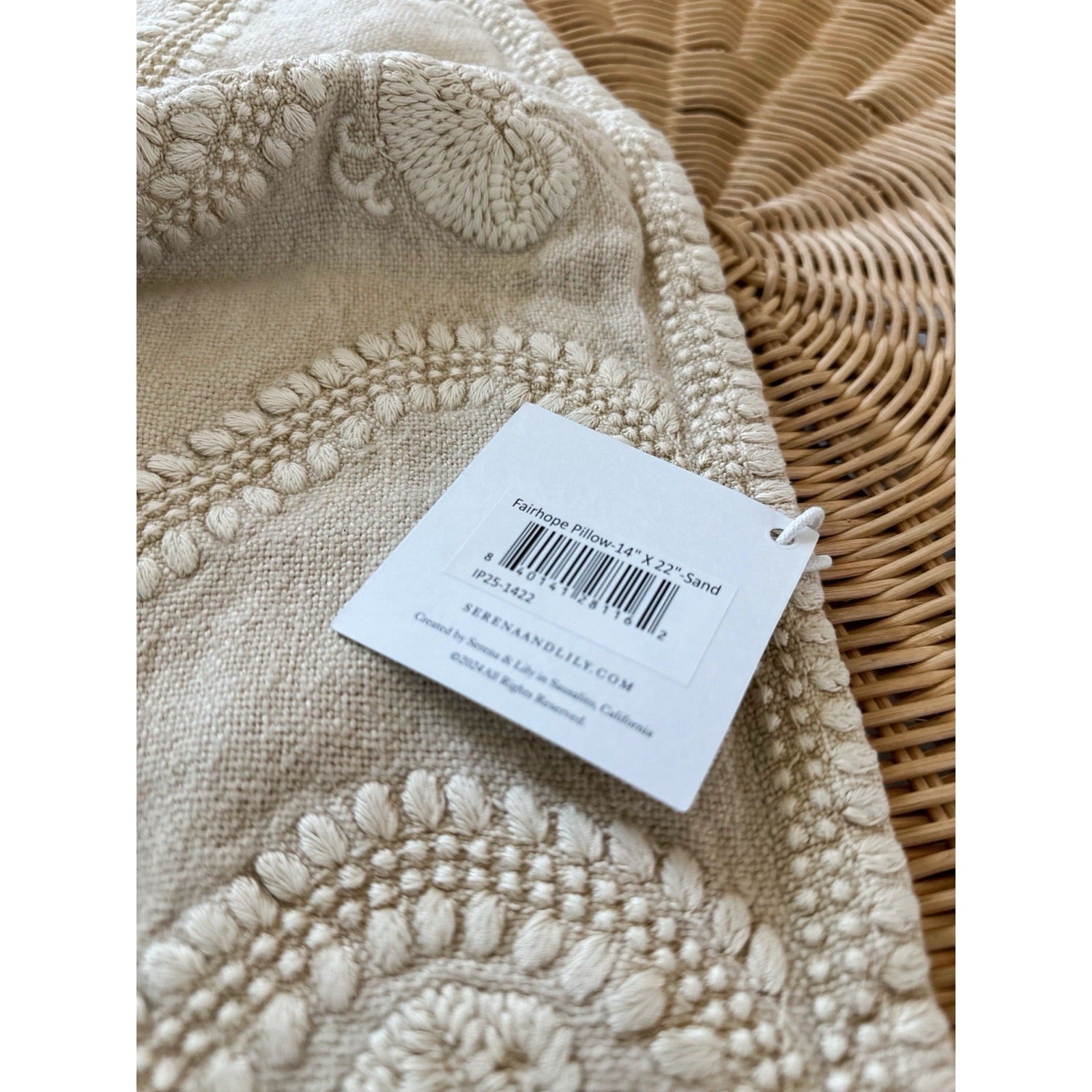 Fairhope Pillow Cover (14”x22”)-Various Colors