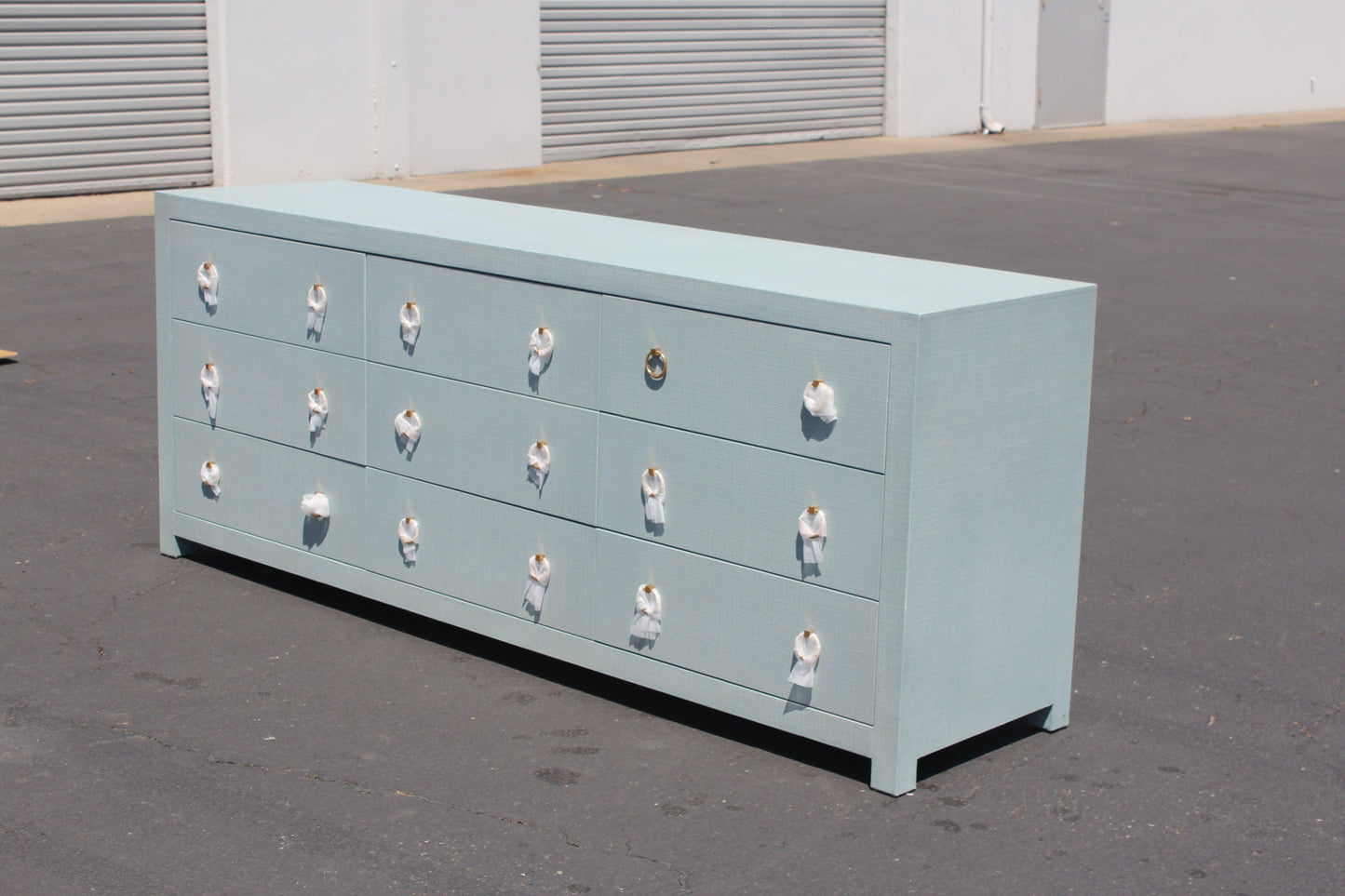 Serena & Lily Driftway Wide Dresser (9 drawer)-Coastal Blue - The Home Decor Outlet