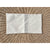 West Elm Jute Geo Pillow Cover (12”x21”)-Alabaster