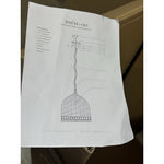 Wyecreek Large Rattan Bell Pendant-Natural