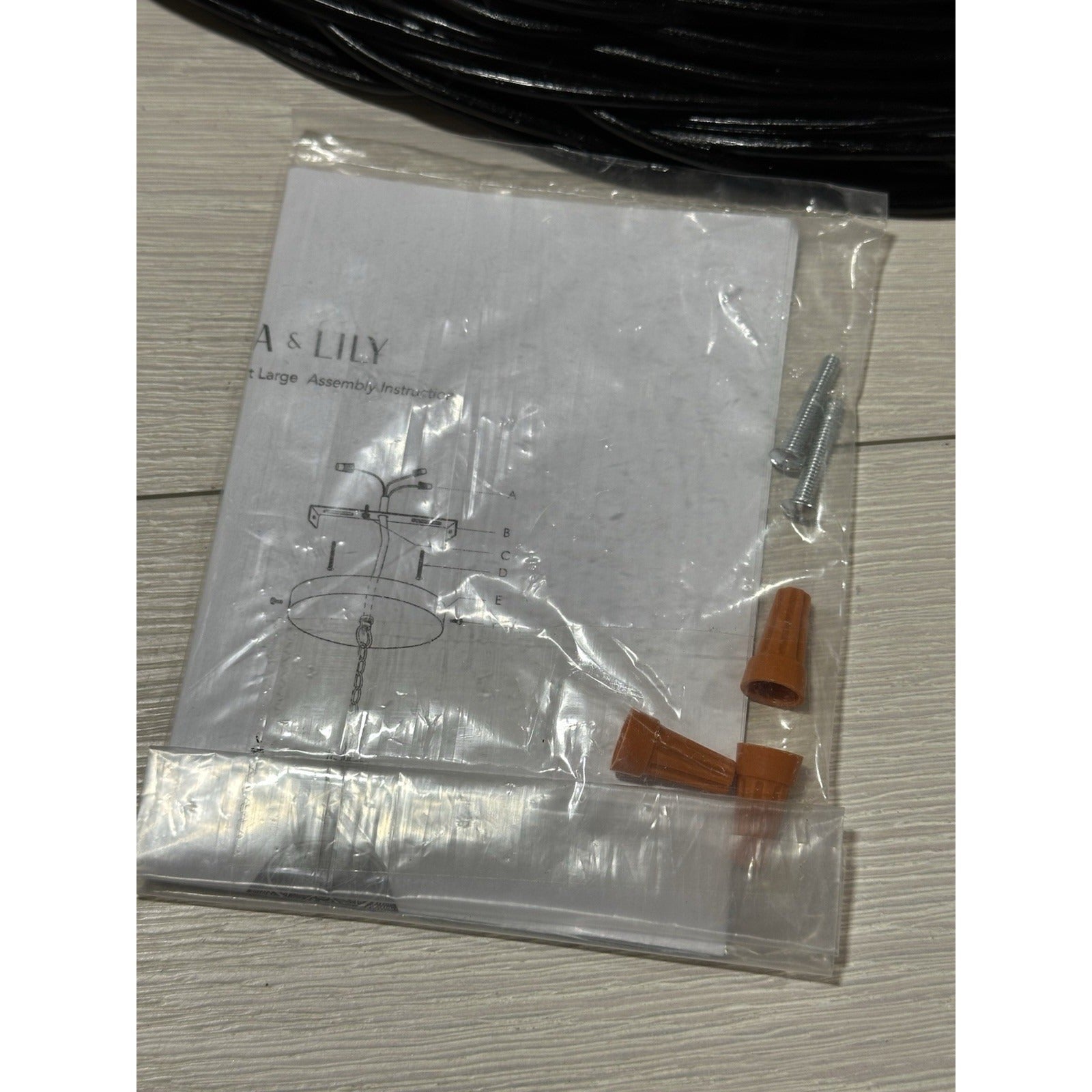 Santa Barbara Large Rattan Taper Pendant-Black