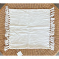 Mendocino Linen Pillow Cover (24” SQ)-White