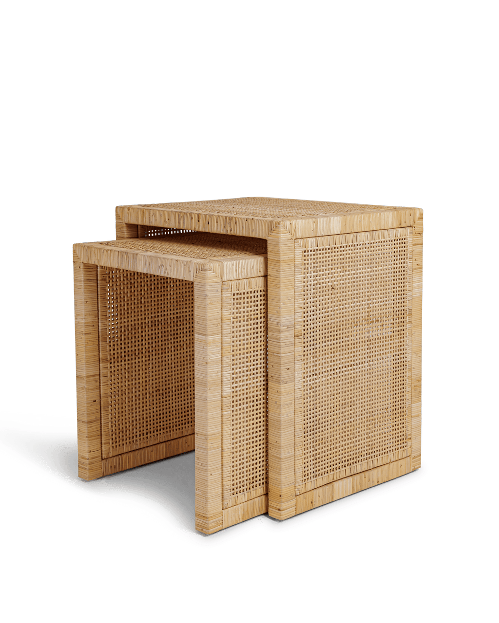 Bali Rattan Nesting Table - The Home Decor Outlet