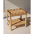 Scallop Rattan Side Table