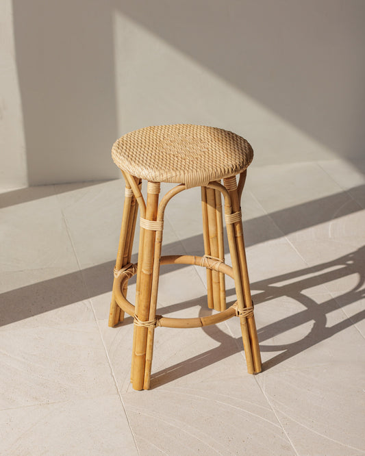 Bistro Backless Counter Stool - Raw Natural