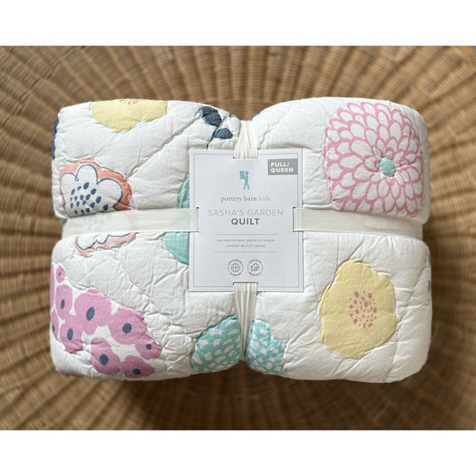 Pottery Barn Kids Sasha's Garden Quilt (F/Q)-Multicolor - The Home Decor Outlet