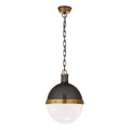 Visual Comfort Hicks Large Pendant (Bronze & Antique Brass) TOB 5063BZ/HAB-WG