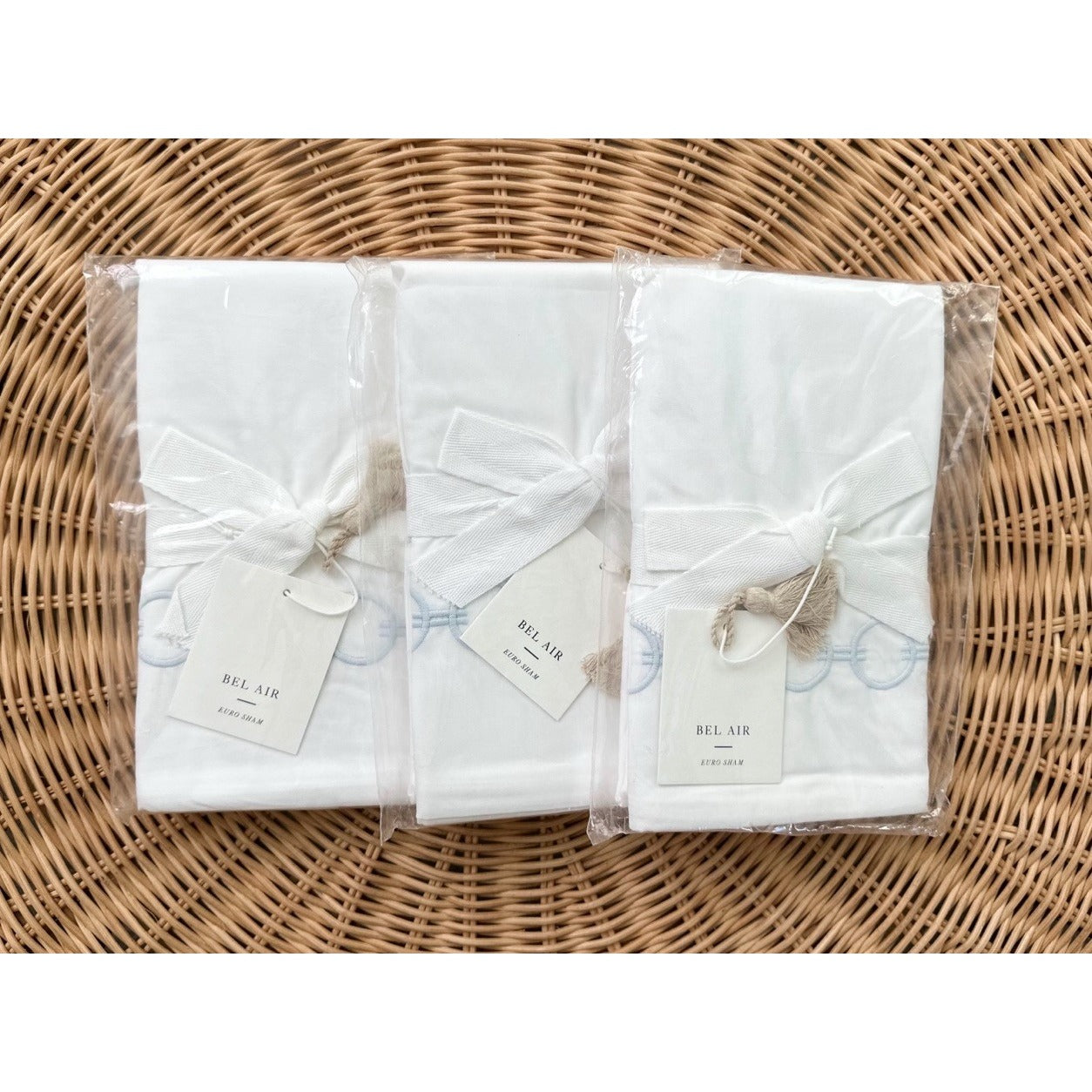 Bel Air Euro Pillow Sham-Sky Blue - The Home Decor Outlet