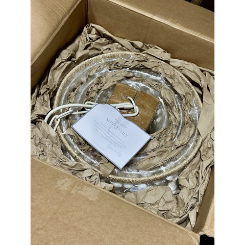 Aptos Shell Chandelier (Small)-Natural Beige